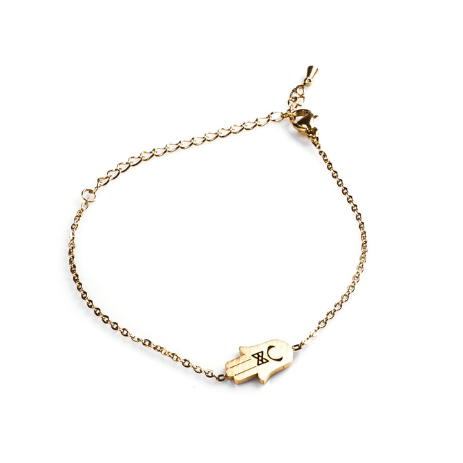 Náramek Lavaliere Journey of Hamsa Gold D.jpg